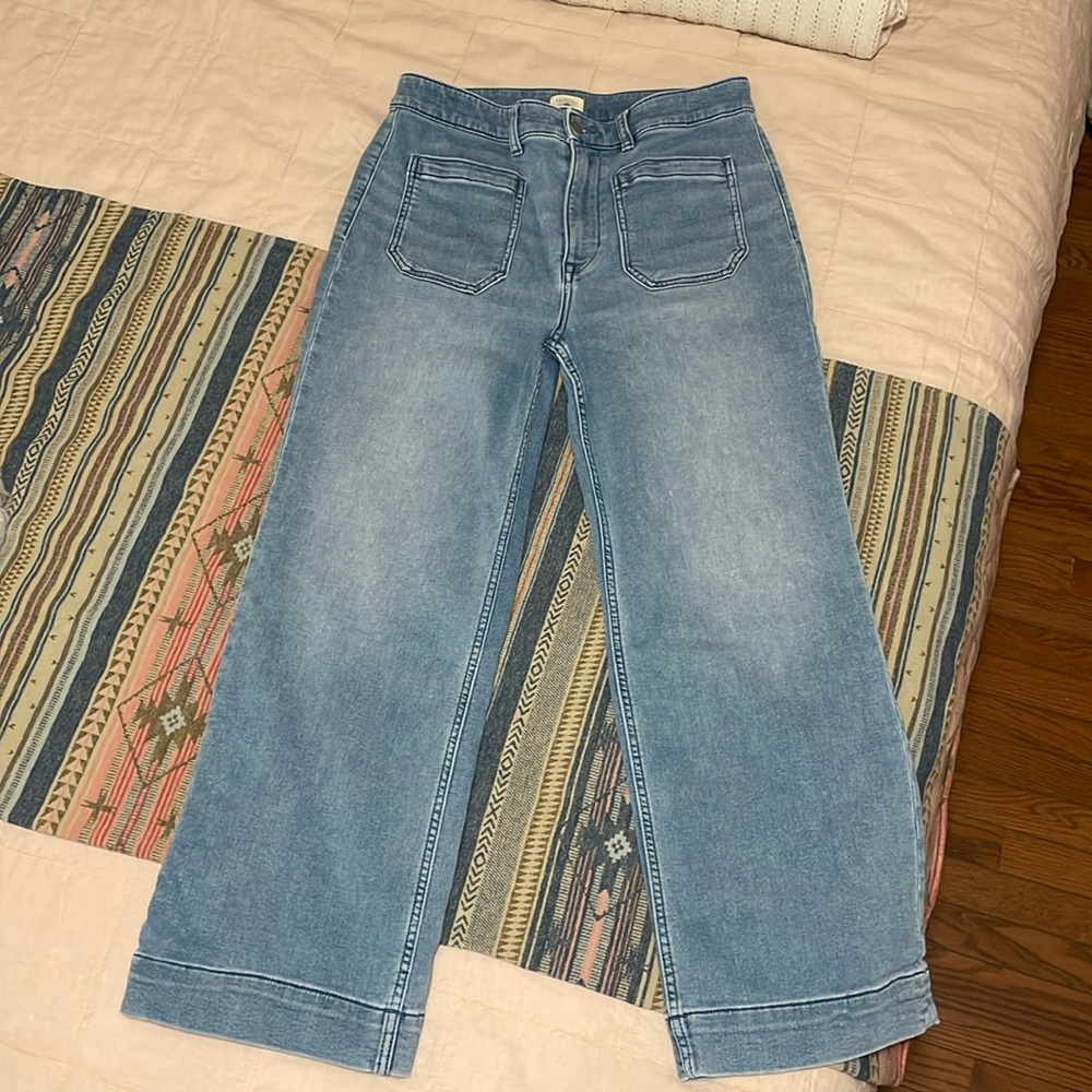 Faherty stretch terry patch pocket ankle pant in size 31. Eastern Shore wash.